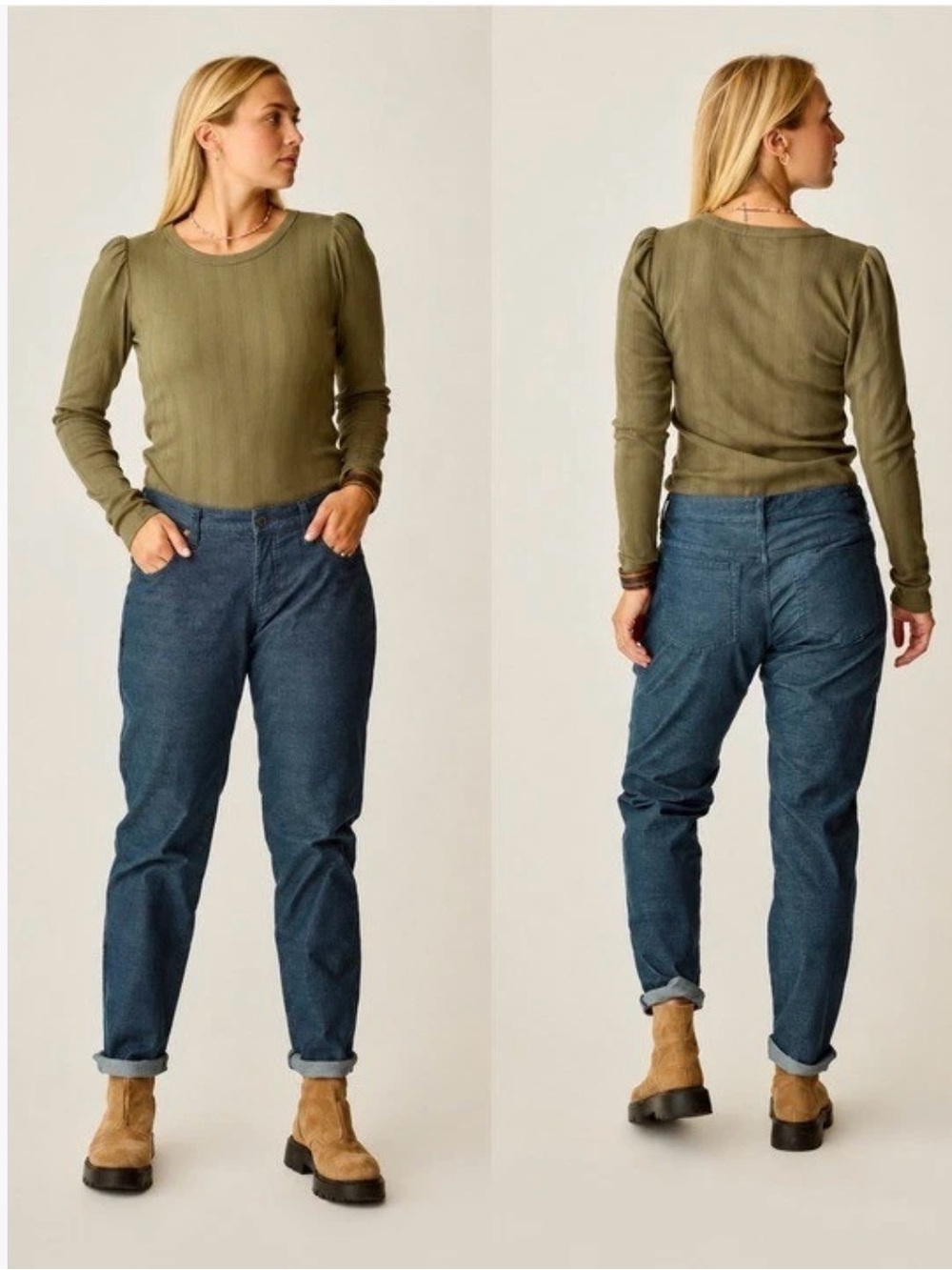 Carve Designs Carson Women's Size 10 Straight-Leg Corduroy Pant Mid-Rise Green